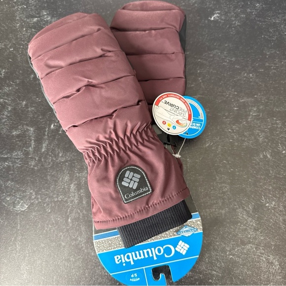 Colombia Women’s Snow Diva Insulated Mitten Maroon Size S NWT $50 - Picture 7 of 13